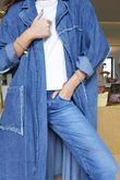 Scout Swing Trench Jacket Denim /10=